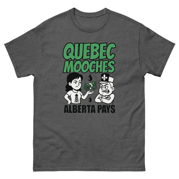 Quebec Mooches, Alberta Pays - Satirical Equalization Payment Tee