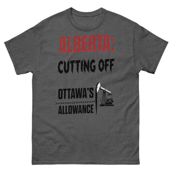 Alberta Cutting Off Ottawa's Allowance - Oil Pumpjack Satire Tee