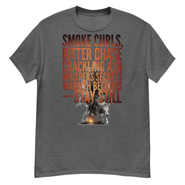 Smoke Curls Fire Poetic Typography