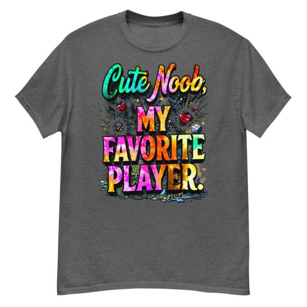 Cute Noob My Favorite Player Tie-Dye Comic Graphic T-Shirt