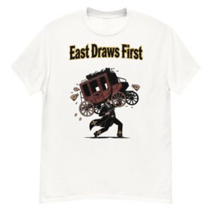 East Draws First – Alberta Stagecoach Outlaw Tee