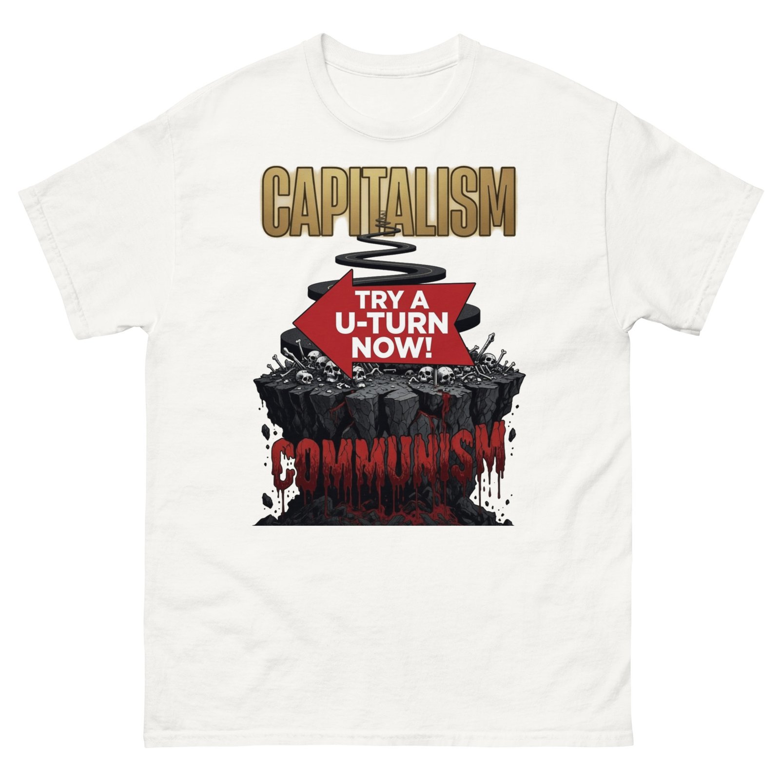 Capitalism Communism Political Comparison Poster