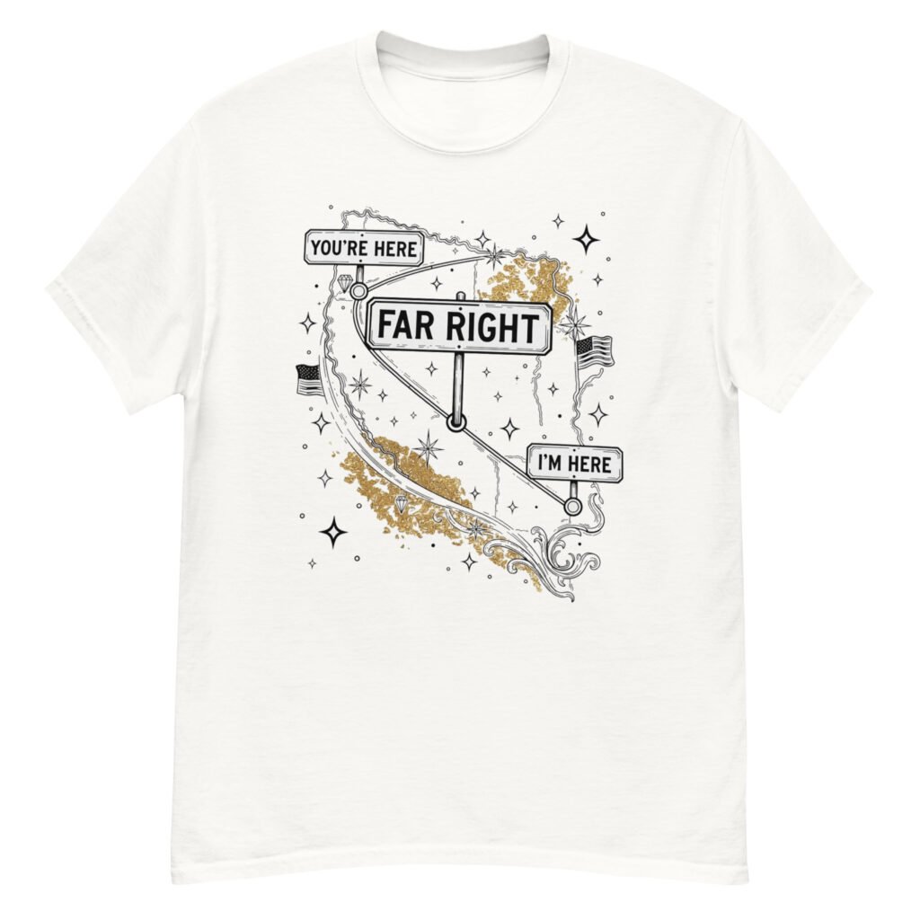 You're Here, Far Right Map Design