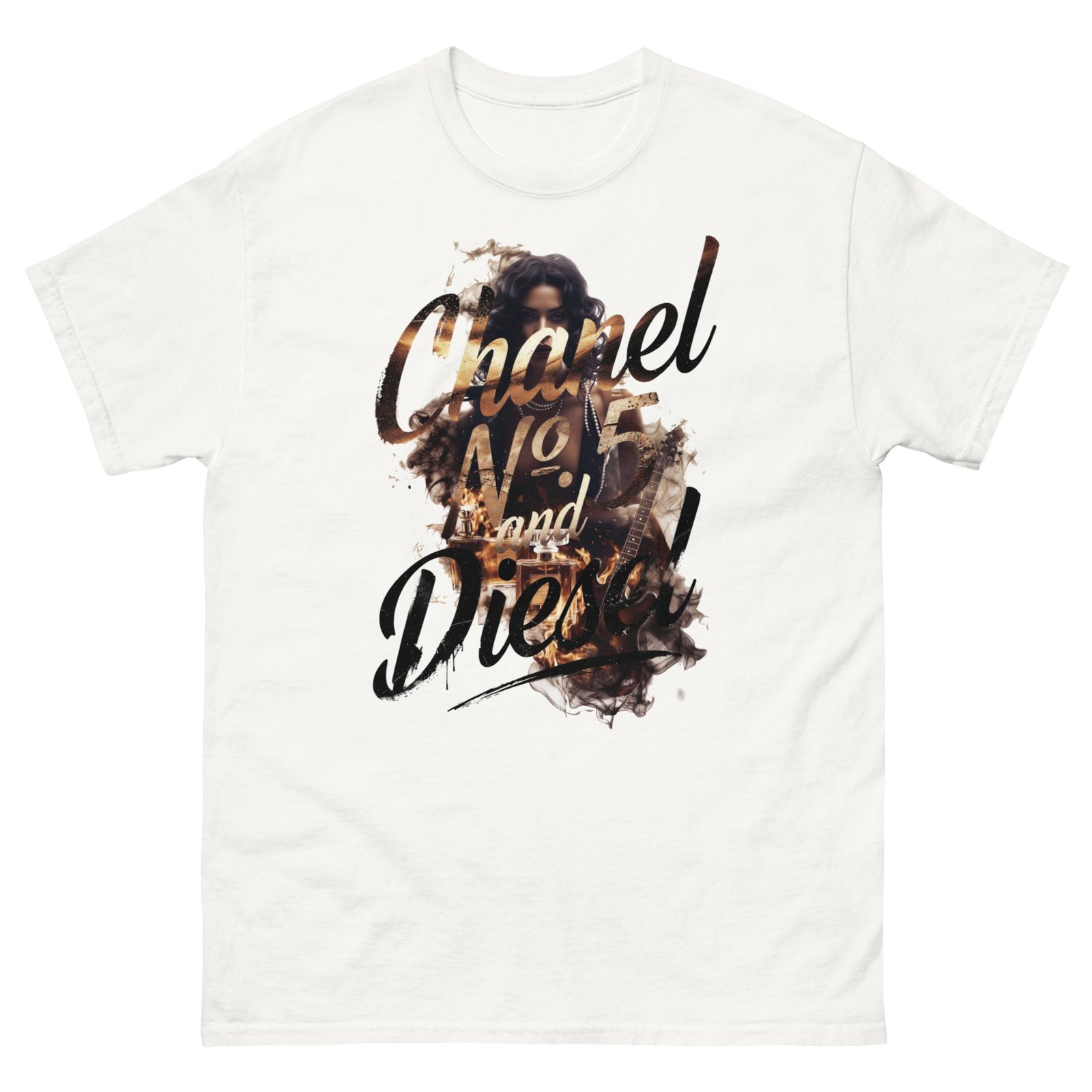 Chanel No5 and Diesel Unisex classic tee