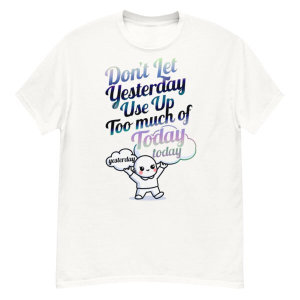 Don't Let Yesterday Use Up Too Much of Today - Motivational Typography