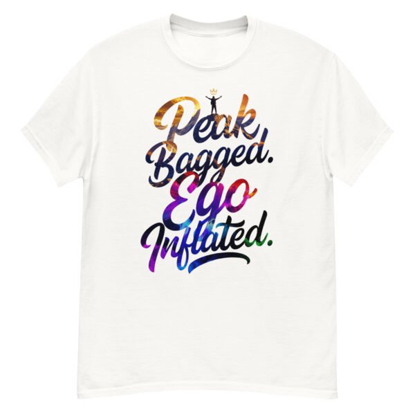 Peak Bagged, Ego Inflated - Satirical Hiker Script Tee
