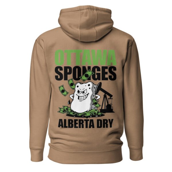 Ottawa Sponges Alberta Dry - Satirical Oil Money Cartoon Unisex Hoodie