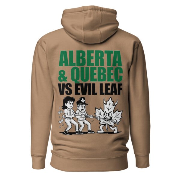 Alberta & Quebec vs Evil Leaf Unisex Hoodie