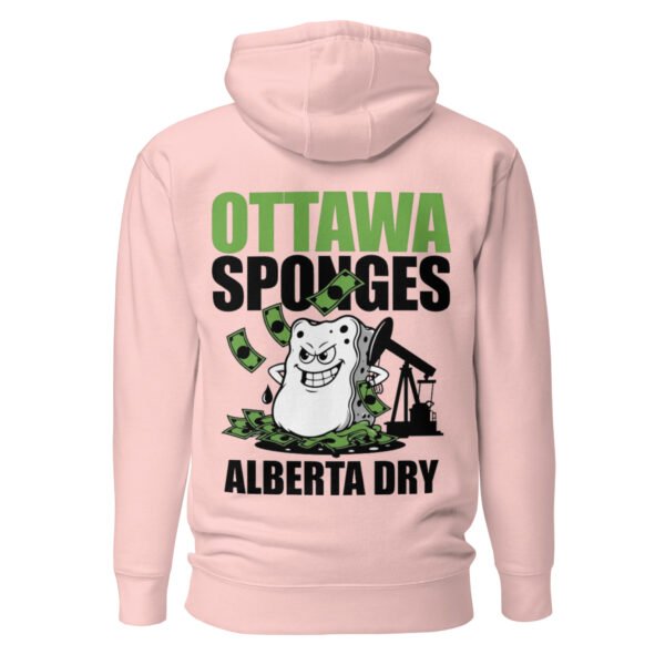 Ottawa Sponges Alberta Dry - Satirical Oil Money Cartoon Unisex Hoodie