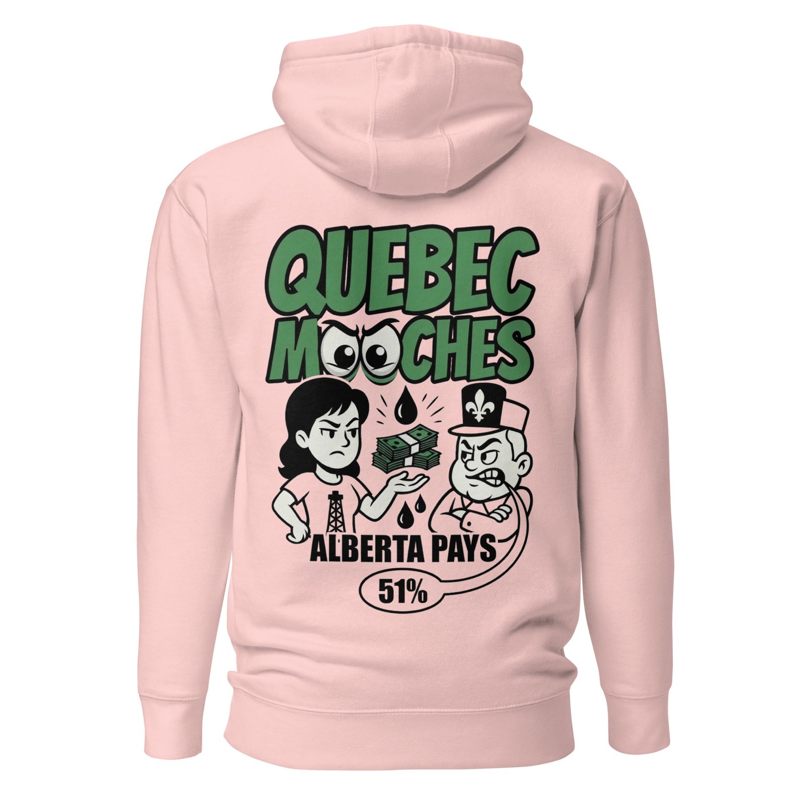 Quebec Mooches Alberta Pays Unisex Hoodie