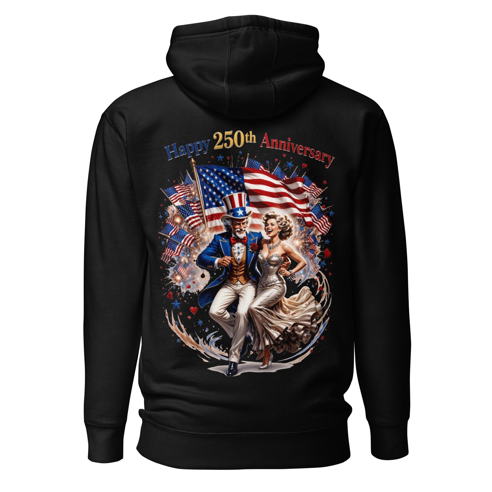 Happy 250th Anniversary - America Still Dances Unisex Hoodie