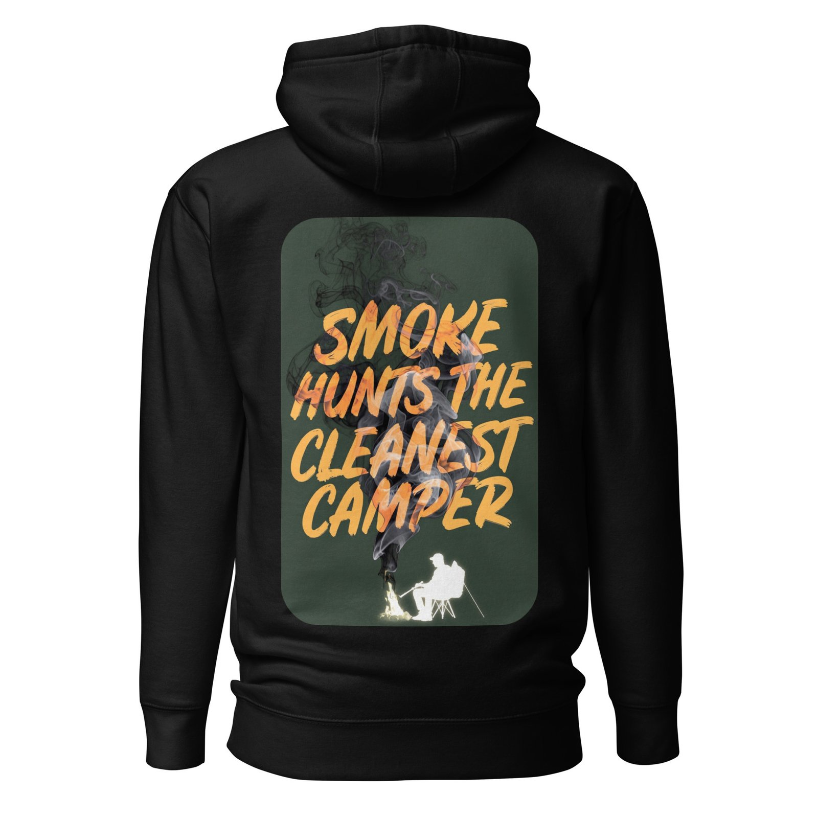 Smoke Hunts the Cleanest Camper — Solid Ground Unisex Hoodie