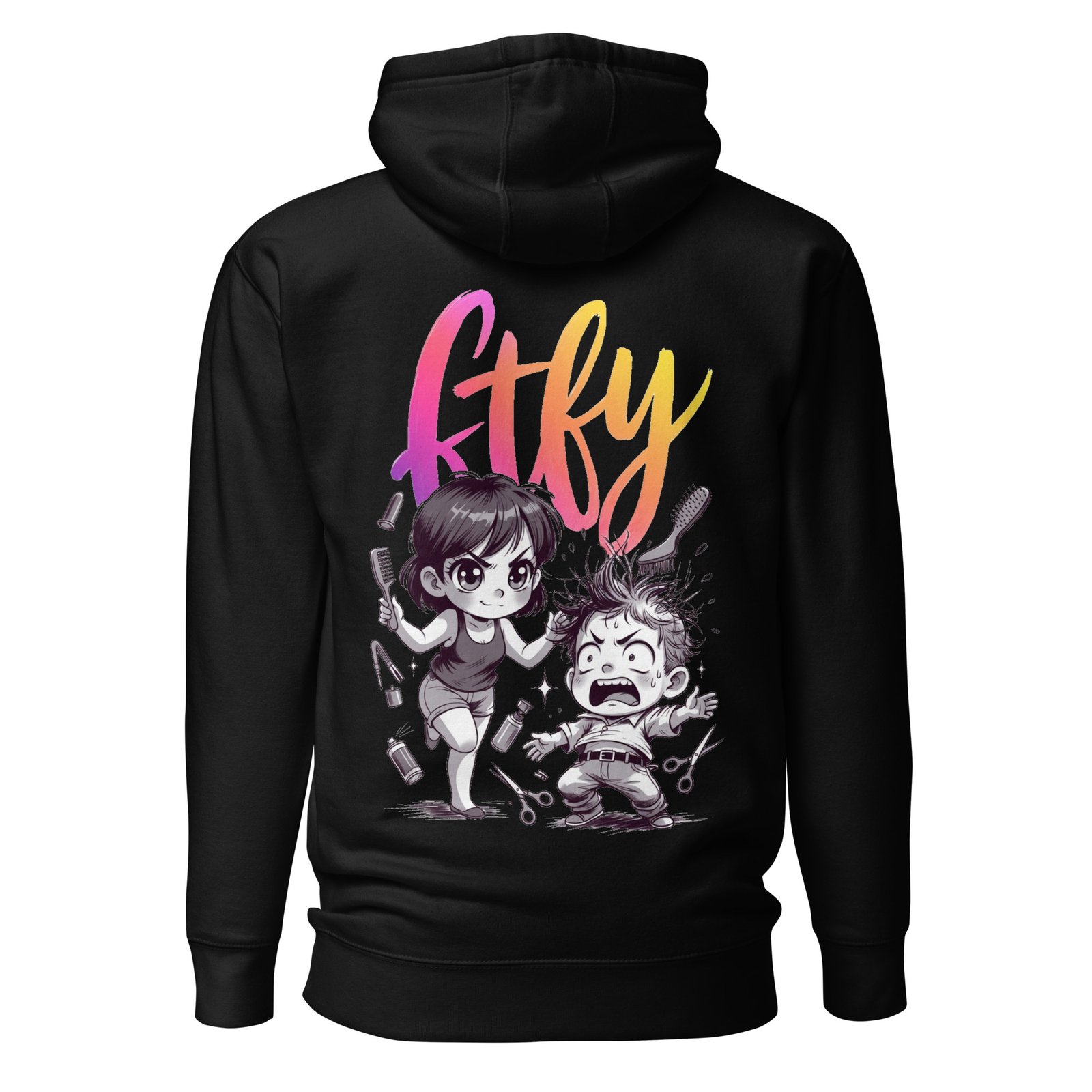 Etty vs. The Untamed — Discipline Wins Comic Unisex Hoodie