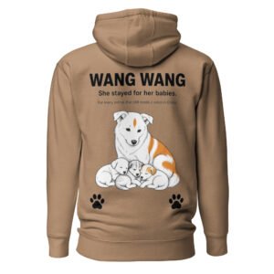 Wang Wang: She Stayed for Her Babies Unisex Hoodie