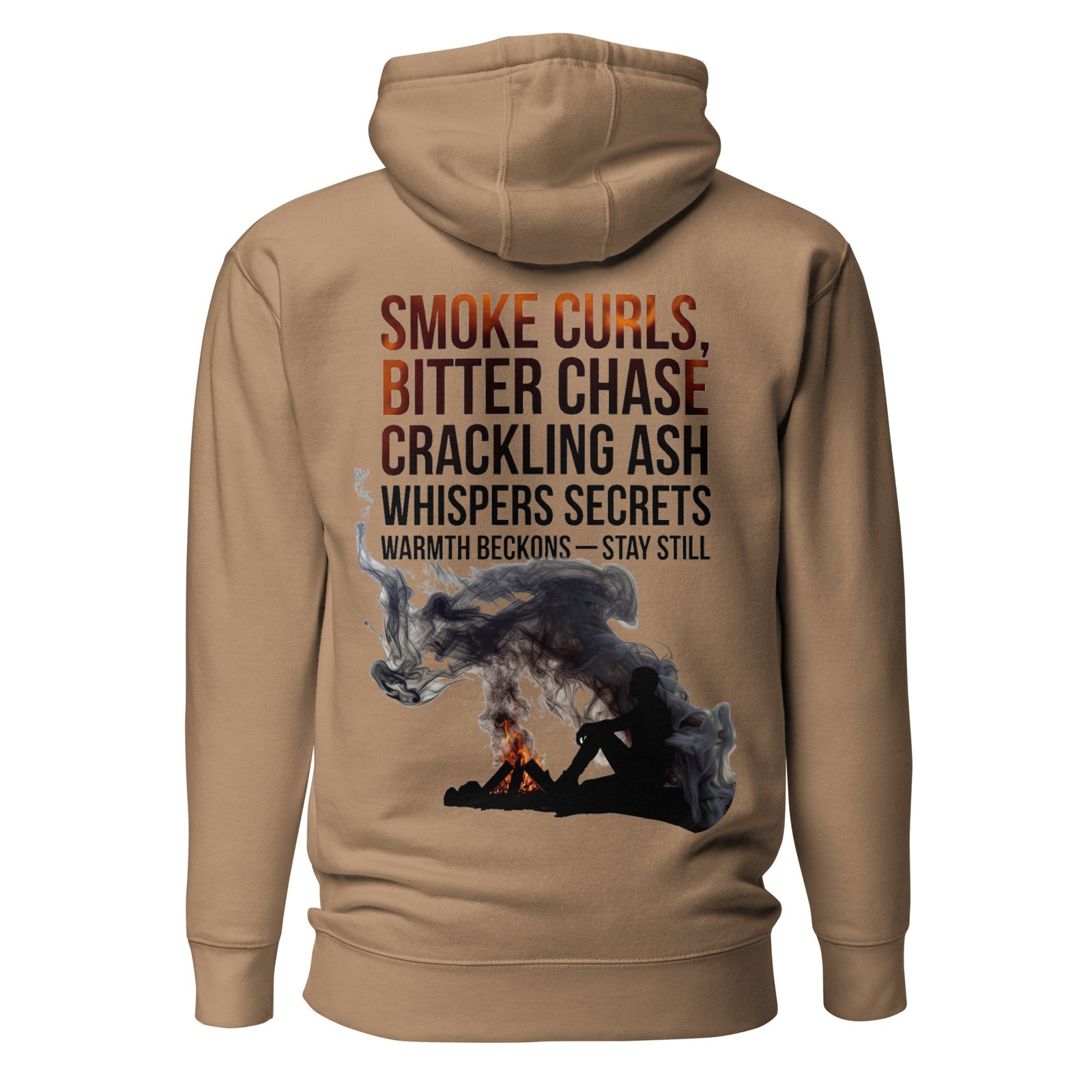 Smoke Curls, Bitter Chase — Campfire Truth Unisex Hoodie