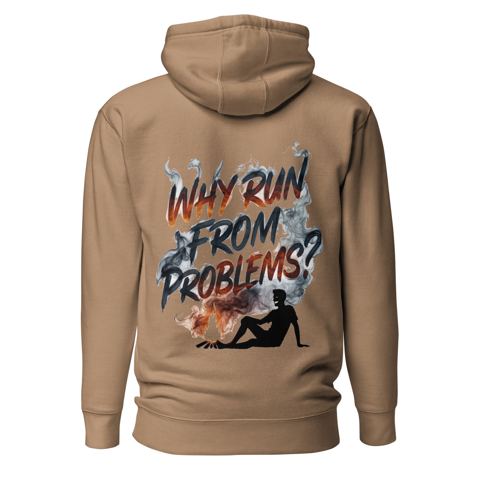 Why Run From Problems - Sit With It Satirical Unisex Hoodie