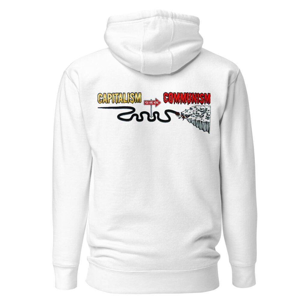 You Are Here - Capitalism to Communism Snake Path Hoodie