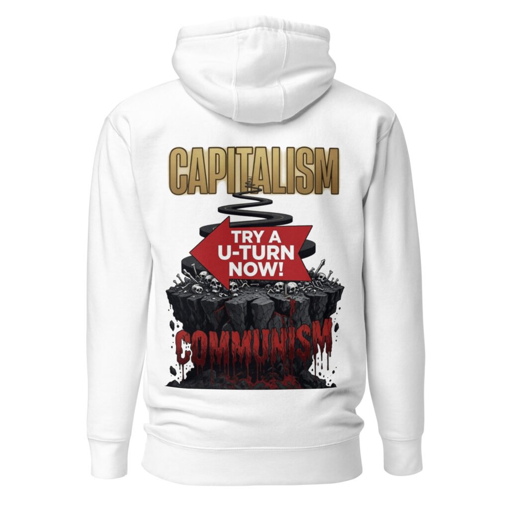 Capitalism Communism Political Comparison Unisex Hoodie