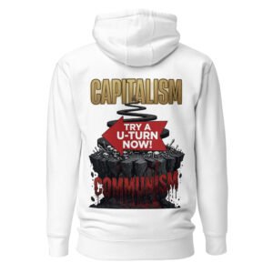 Capitalism Communism Political Comparison Unisex Hoodie
