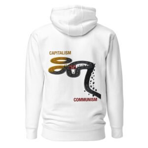 You Are Here: Capitalism Loops, Communism Drops Unisex Hoodie