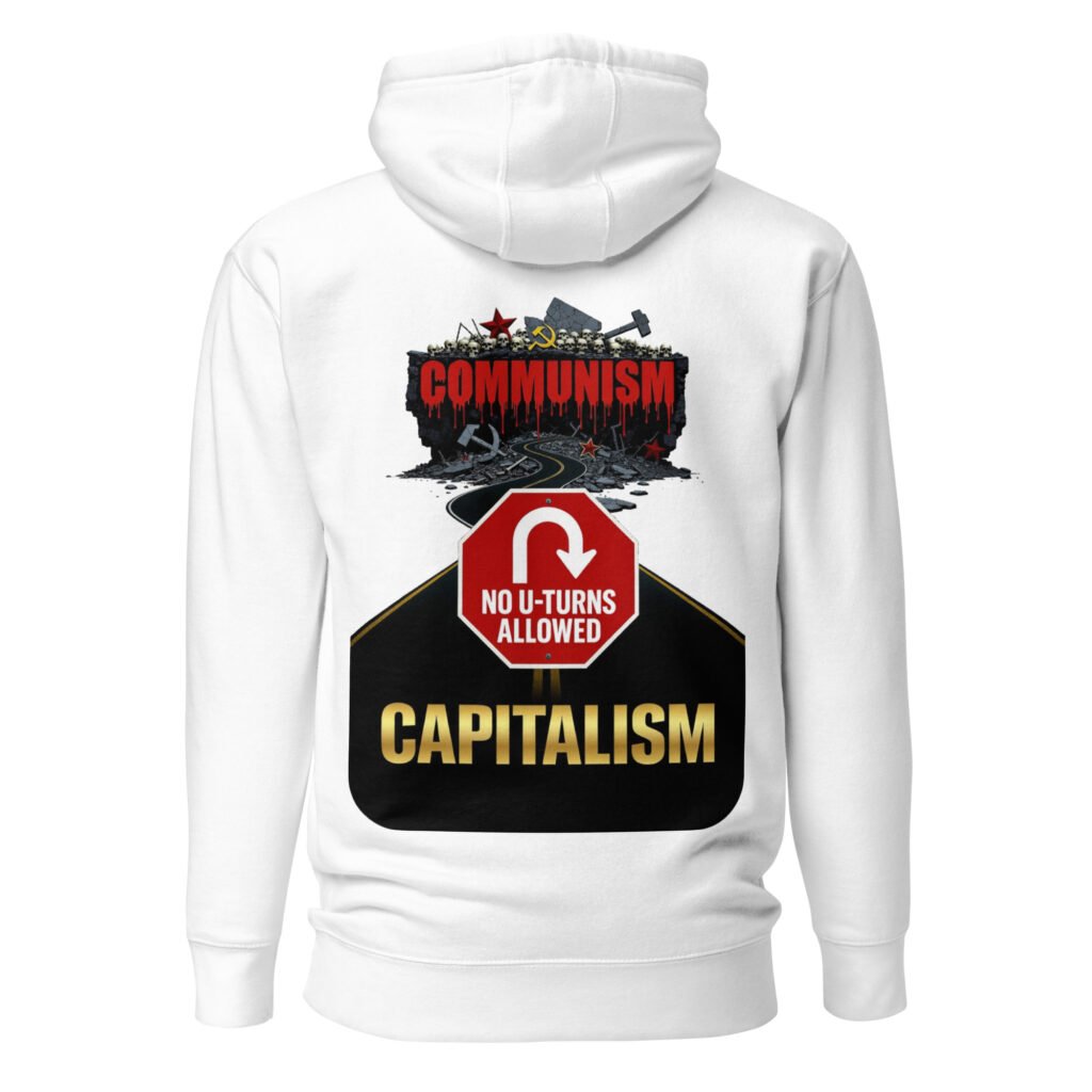 No U-Turns Allowed: Communism to Capitalism Unisex Hoodie
