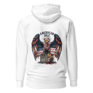 American Idle Bald Eagle Unisex Hoodie