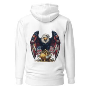 Fake News One-Eye Eagle — Swamp Bird Unisex Hoodie