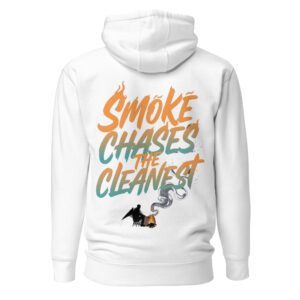 Smoke Chases The Cleanest — Campfire Wisdom Unisex Hoodie