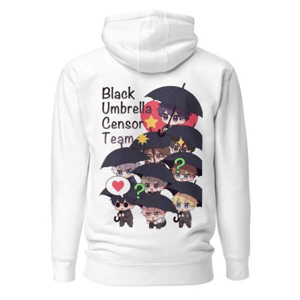 Black Umbrella Censor Team - Chibi Satire Graphic Unisex Hoodie