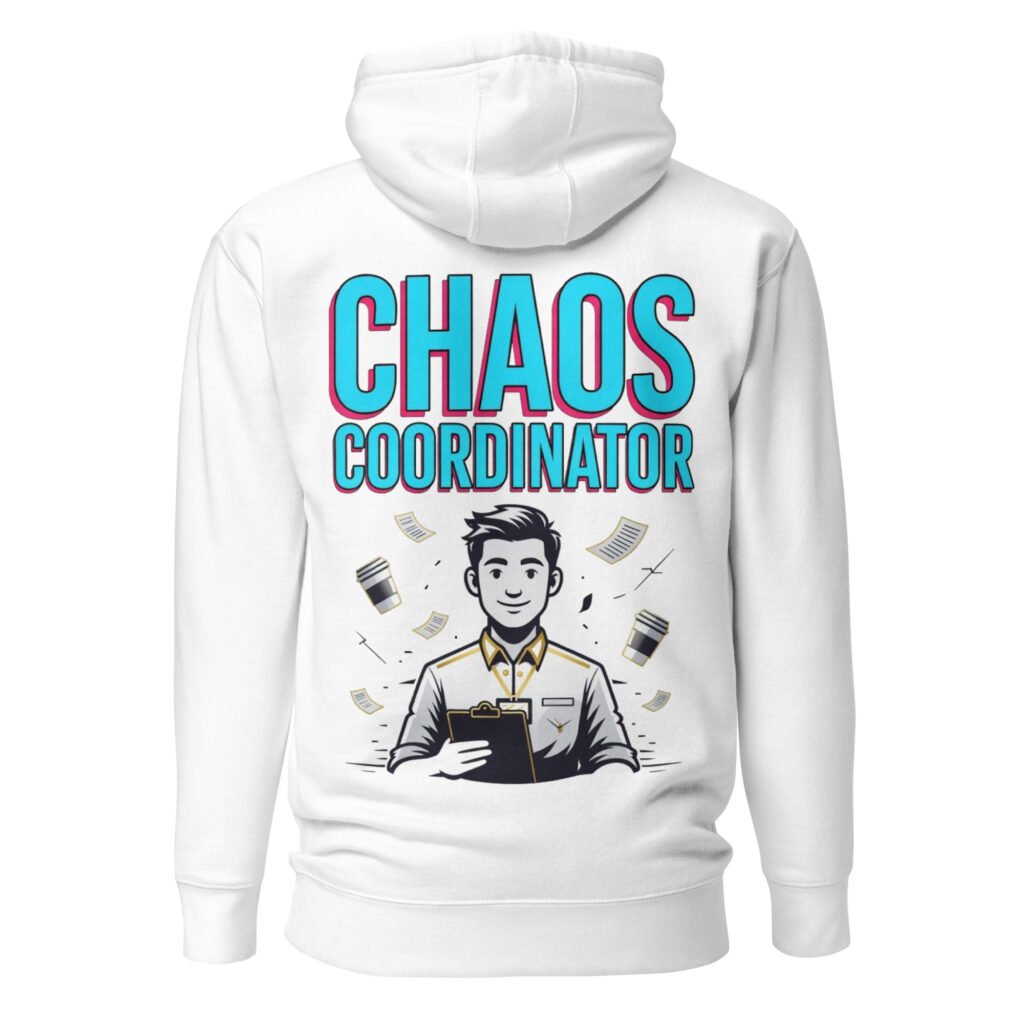 Chaos Coordinator — The One Who Actually Does the Work Unisex Hoodie