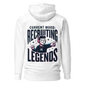 Current Mood: Recruiting Legends — Conservative Values Hiring Unisex Hoodie