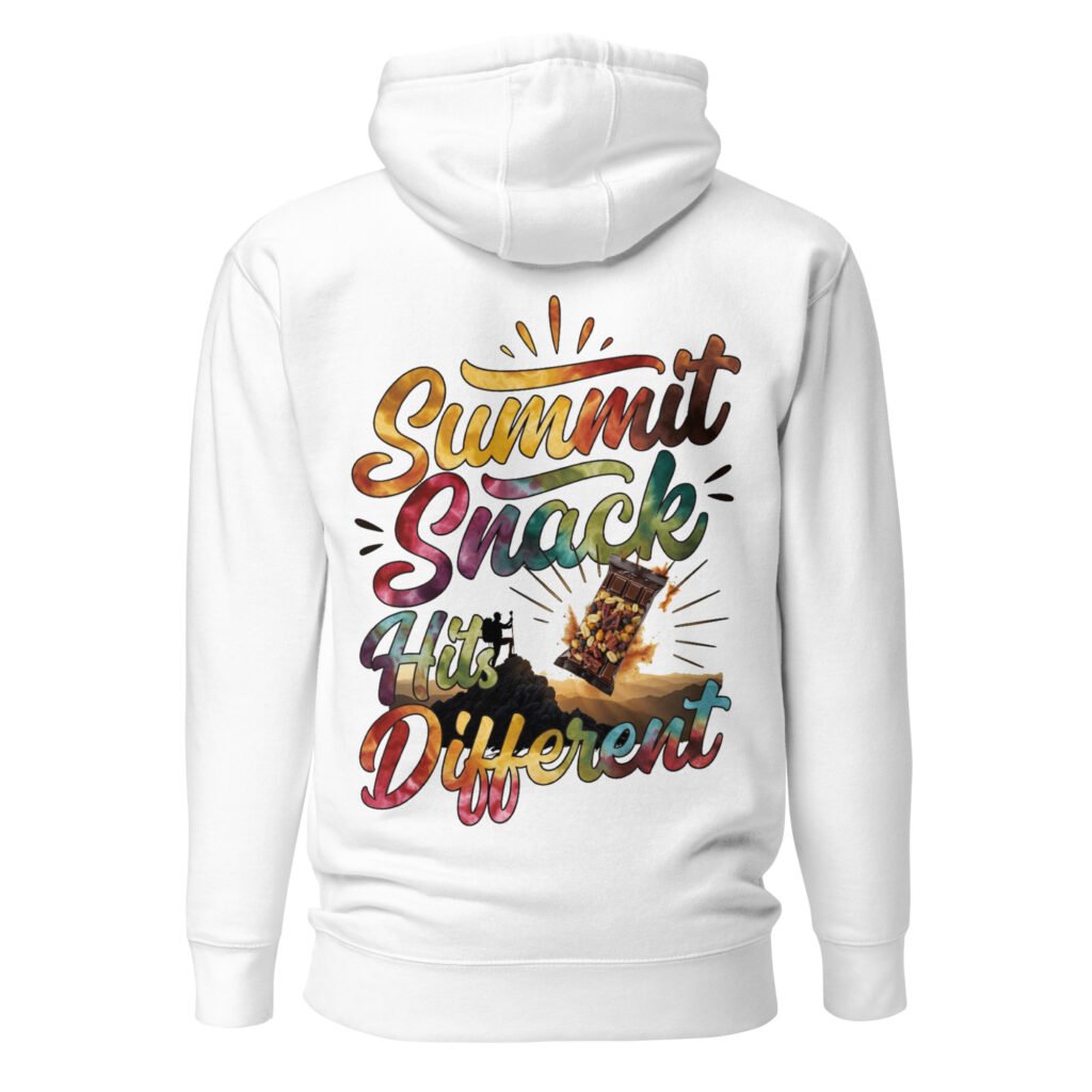 Summit Snack Hits Different - Earned Trail Mix Graphic Unisex Hoodie